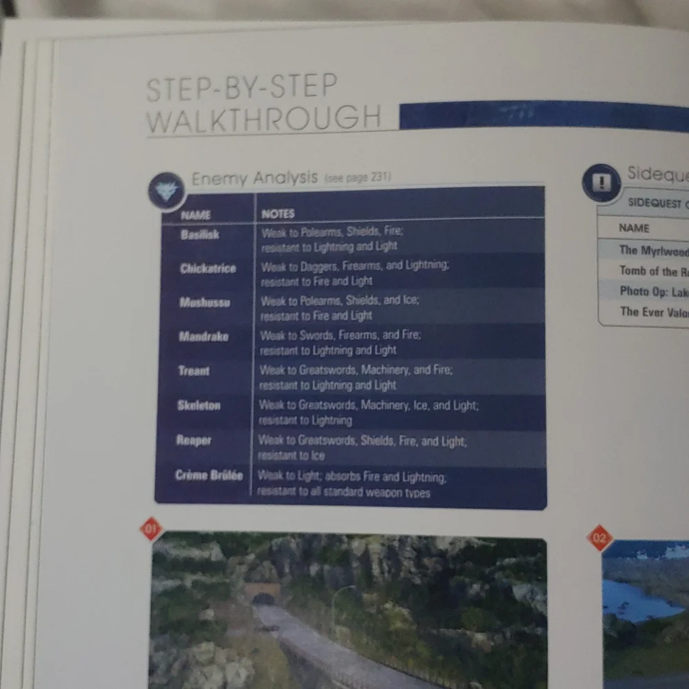 Final Fantasy XV Art Book and Strategy Guide E1025
